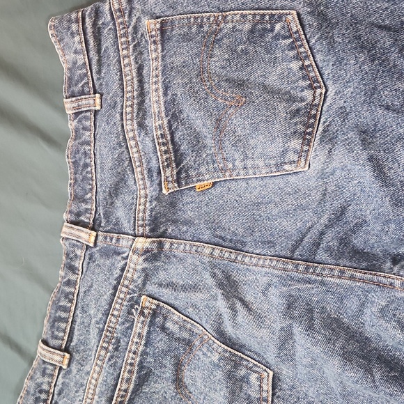 Levi's 619 Baggy Straight Leg Jeans Vintage 1982 Orange Tab - Picture 11 of 12